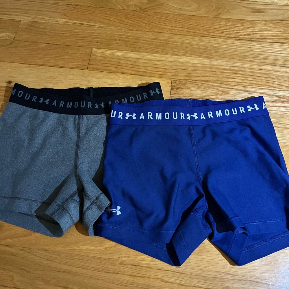 2 Under Armour Shorts, Size XS & S